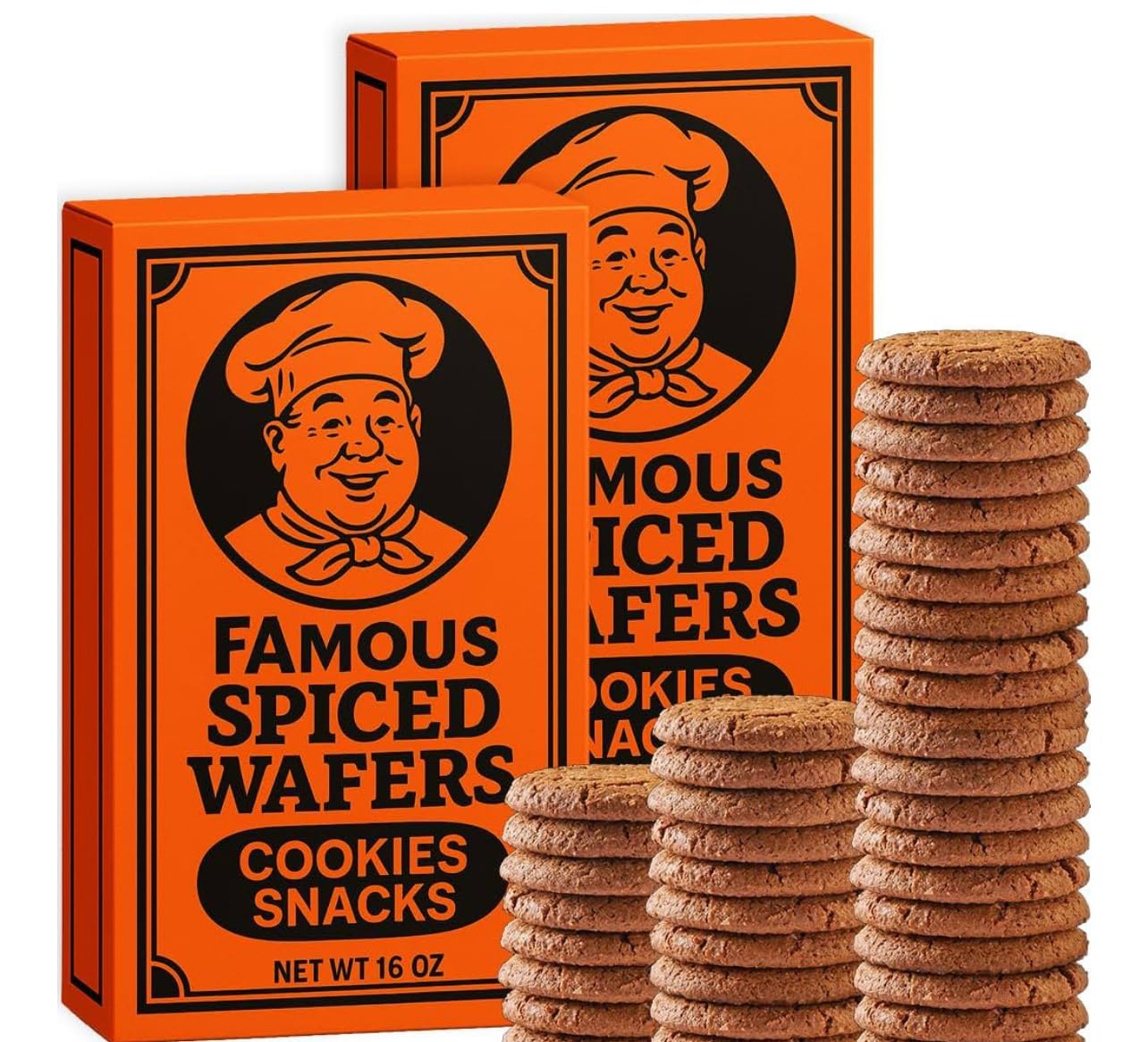 IVINS FAMOUS SPICED WAFERS Cookies Natural Ingredients